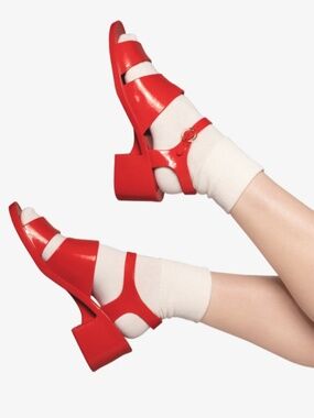 Los Angeles Apparel Classic Red Jelly Heel